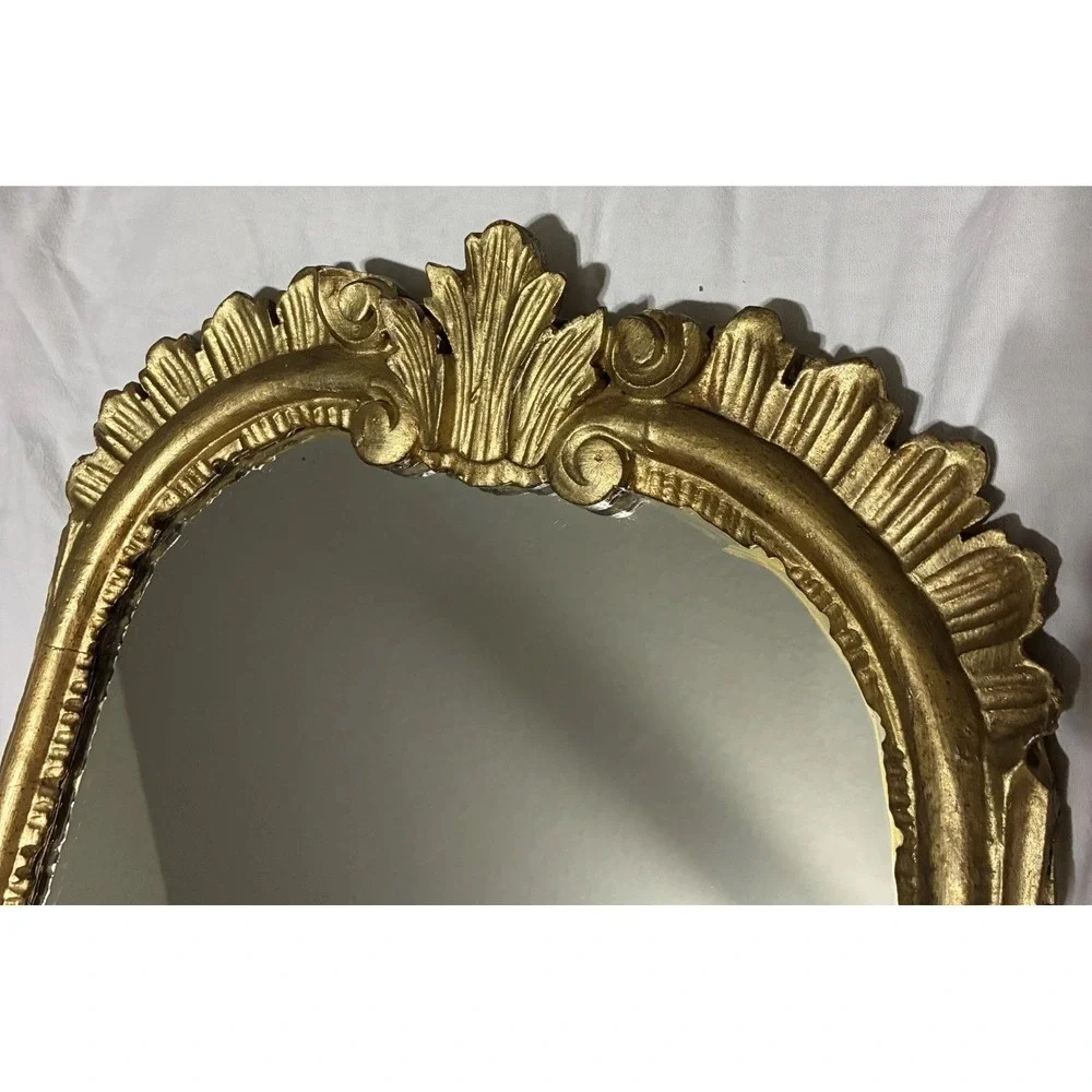 Vintage LaBarge Hollywood Regency Gold Gilt Wood Wall Mirror Mid Century MCMRare
